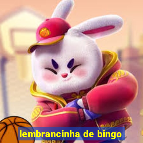 lembrancinha de bingo